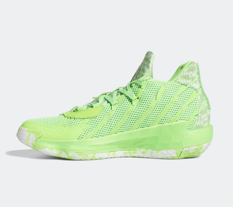 Dame 7 I Am My Own Fan Solar Green Cloud White Lime Shoes With Box Damian