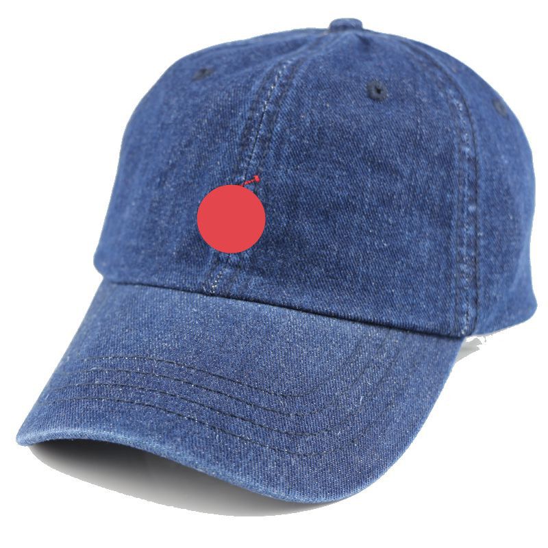 Cowboy Blue + Red Logo