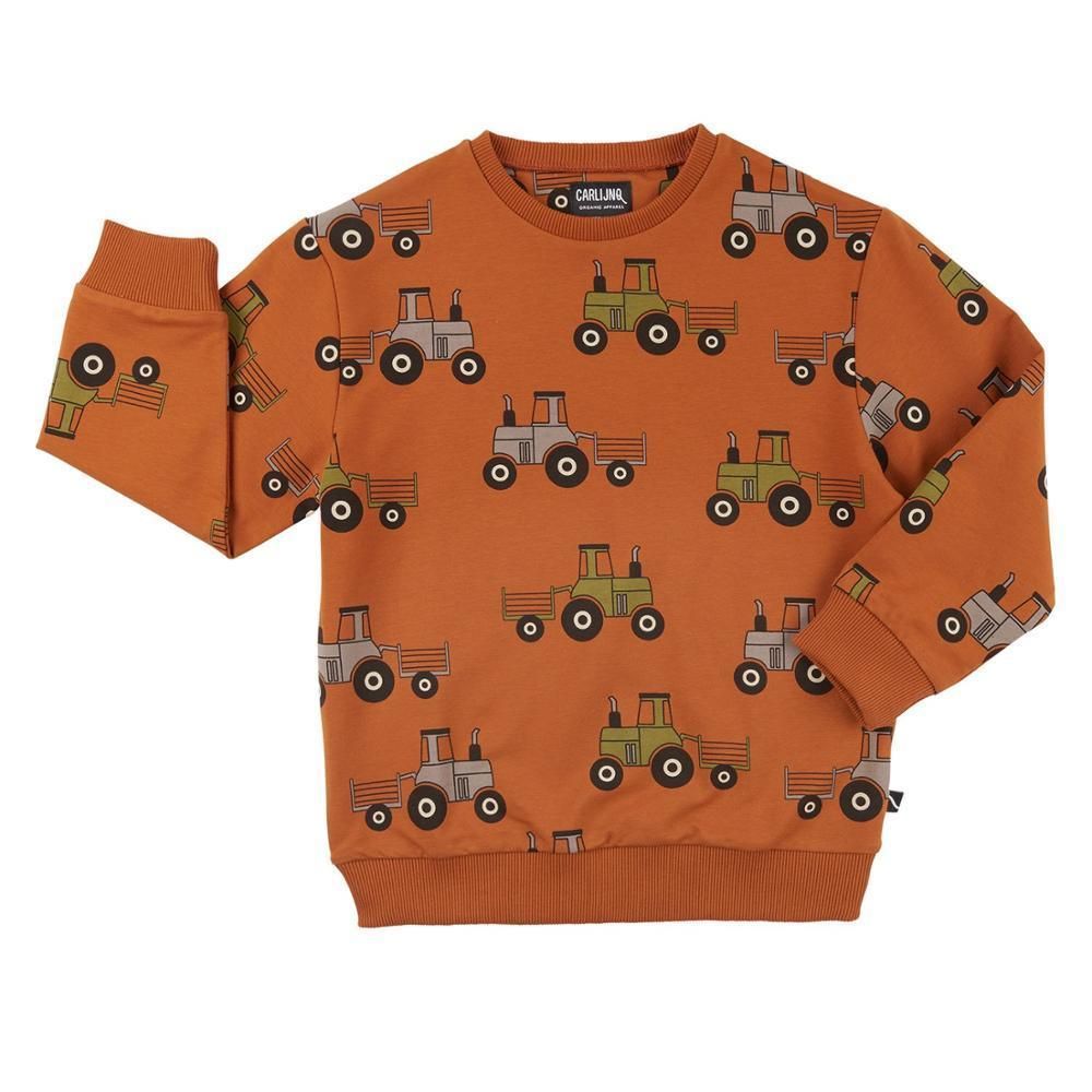 오렌지 자동차 스웨터