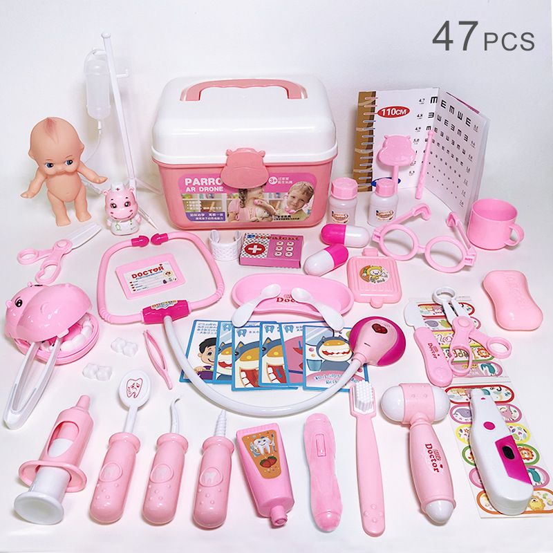 47pcs 분홍색