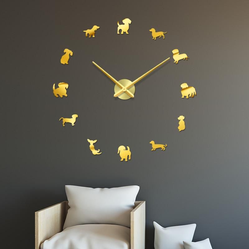Satin Al Diy Buyuk Duvar Saati 3d Karikatur Ayna Yuzey Sticker Ev Yatak Odasi Ofis Dekorasyonu Duvar Saati 70 100cm J 16 Tl240 22 Tr Dhgate Com