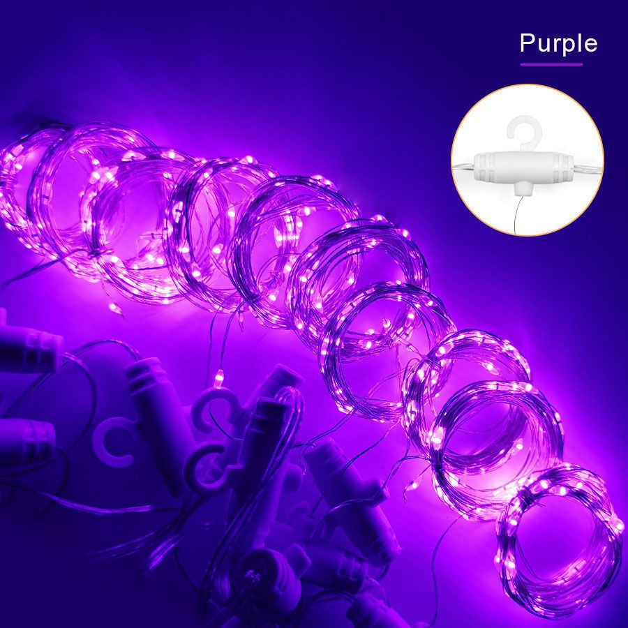 Purple-3MX3M met 300 LED's