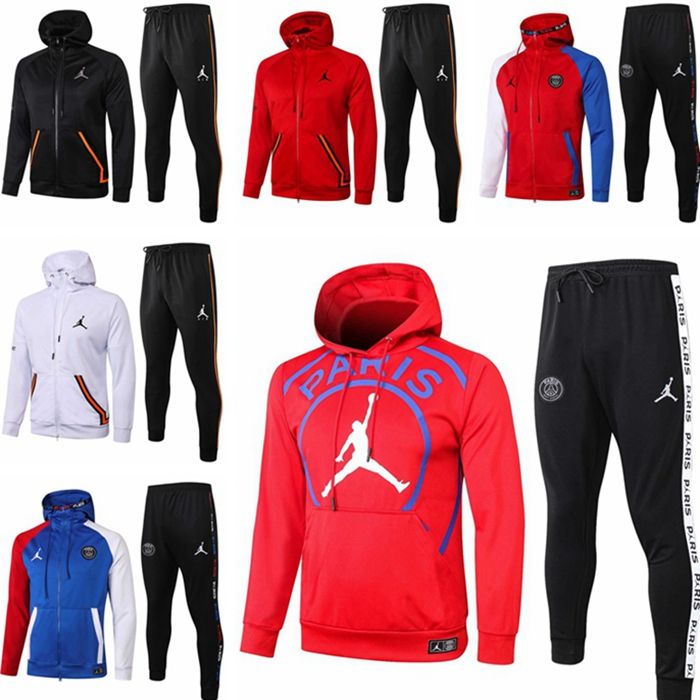 AIR Jordan PSG 2020 nuevo París con capucha del chándal Verratti adulto fútbol