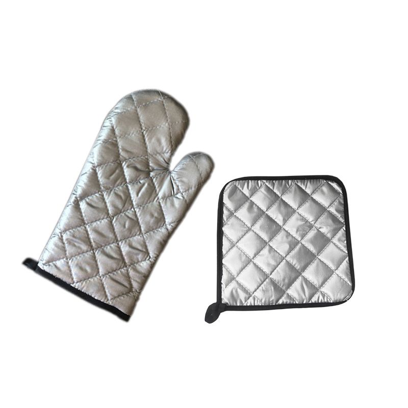 1 pair Oven Mitts+Hot Pad