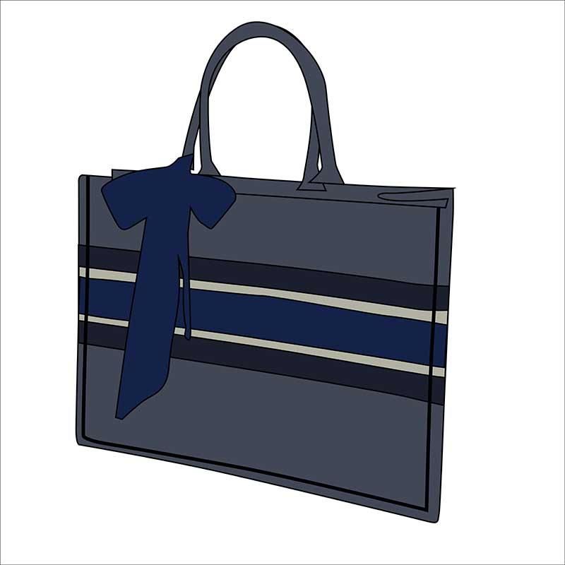 luxury canvas tote bolsas