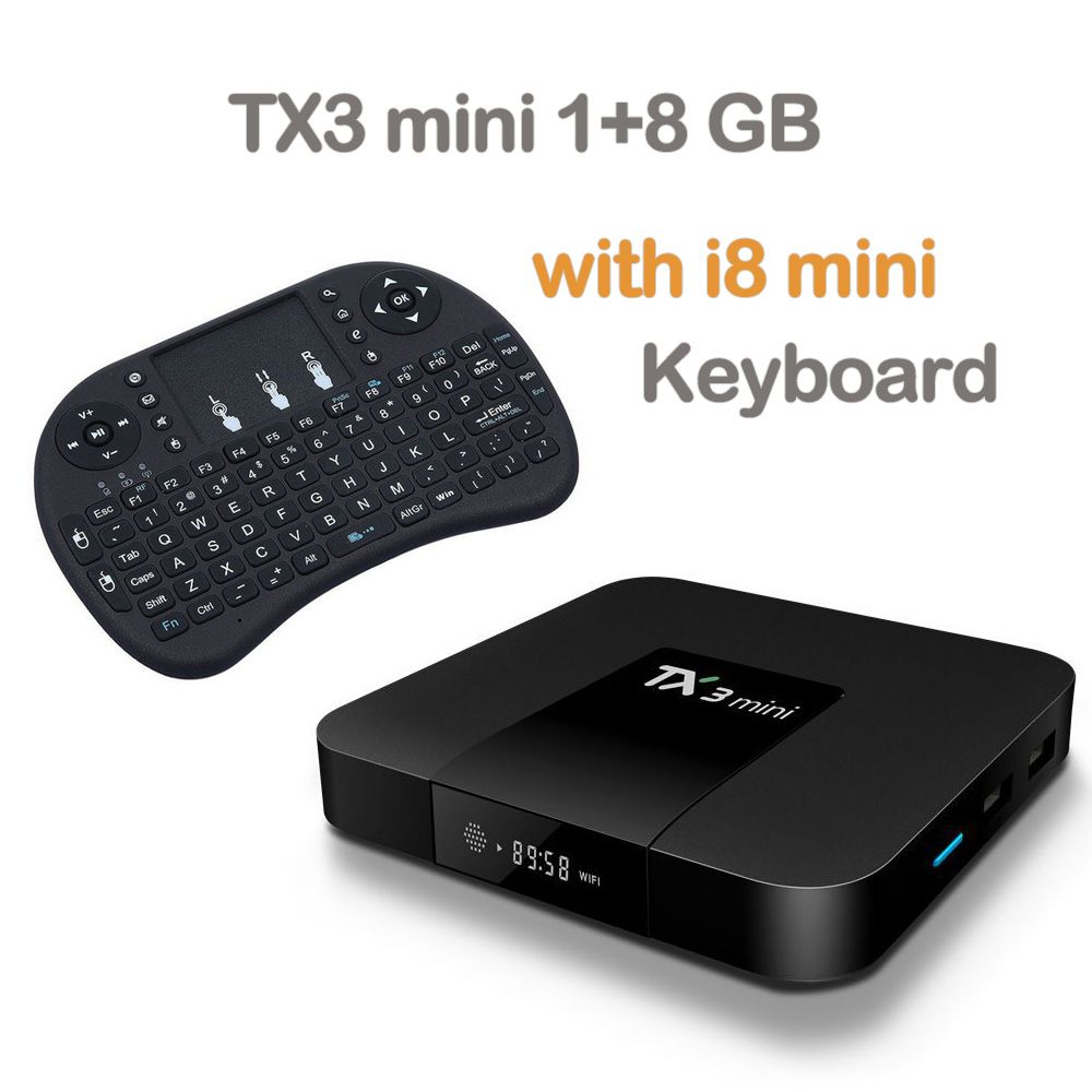 1 + 8GB Box com teclado