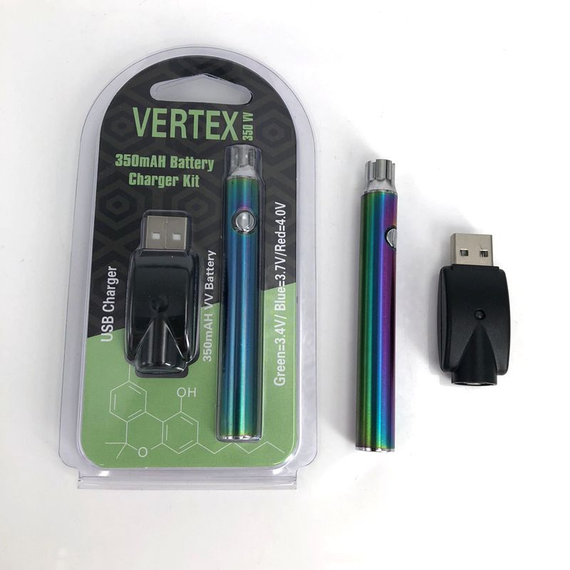 Vertex LO VV Battery Charger Kit 350mAh CO2 Oil Preheat Battery E