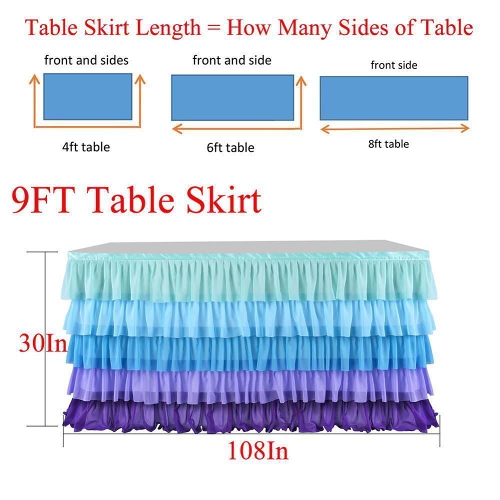 테이블 스커트 9 피트