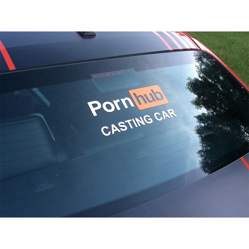 Funny Car Porn - Three Ratels FTZ 208# 20x9.1cm Porn Hub Casting Car Window Funny Adult Die  Cut Vinyl Decal Pornhub Sticker Laptop Auto From Threeratels886, $0.82 |  DHgate.Com