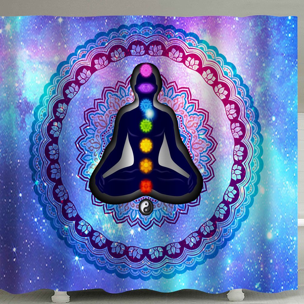 Download 2021 3d Fantasy Starry Sky Mandala Shading Yoga Meditation Background Bathroom Shower Curtain Free Punching Factory Direct Sales X1018 From Nickyoung09 34 66 Dhgate Com