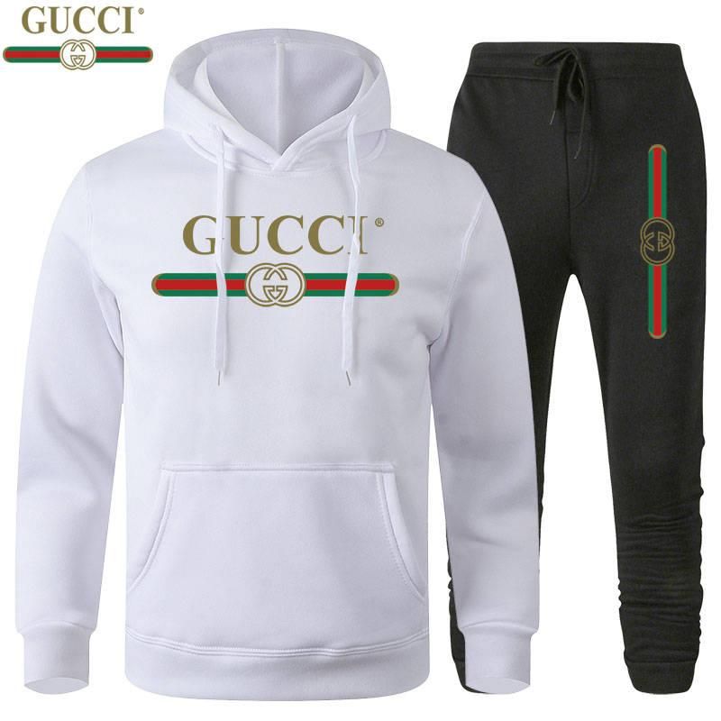 Acquistare Mens Tuta Gucci Felpe Designer + Pantaloni Due Set Pezzo Solido  Vestiti Di Colore Di Marca Outfit 2019 Di Alta Qualità Le Donne Tute Uomo  Economico | Consegna Veloce E Qualità | DHgate Italy