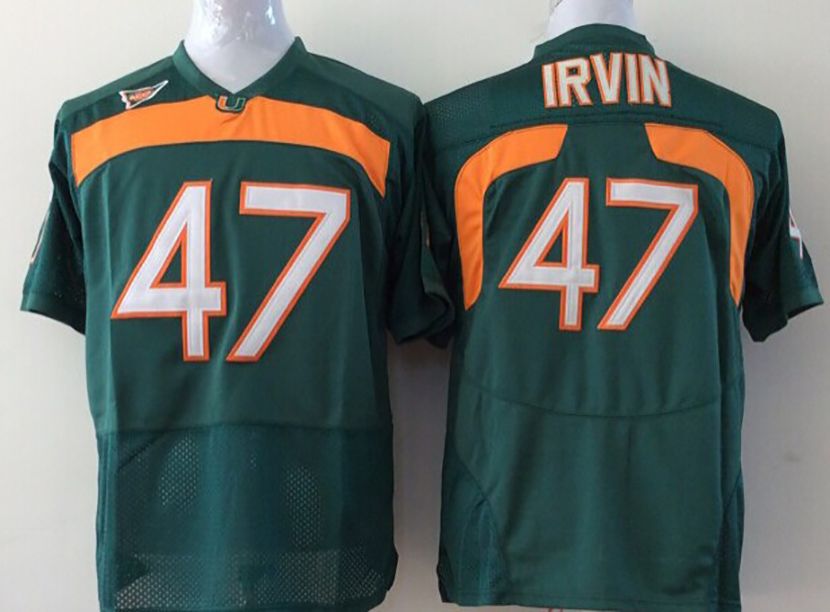 47 마이클 Irvin Green Jersey.