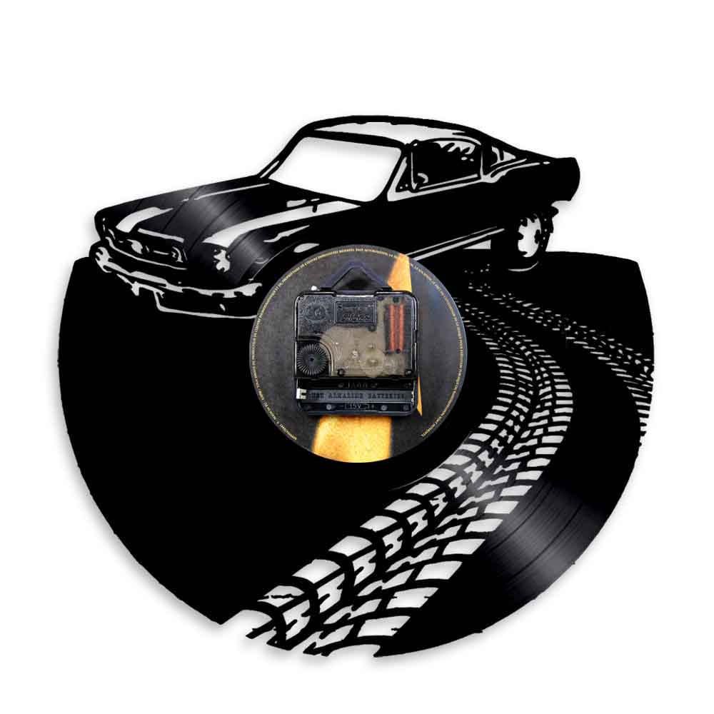 Details about   Retro Car with Road Mark Wall Clock Automobile Racecar Vinyl Record Wall Clock