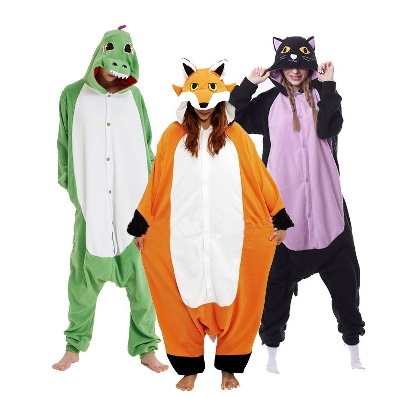 Discount XXL Onesie Women Kygurumi Animal Pajamas Cartoon Onesies For