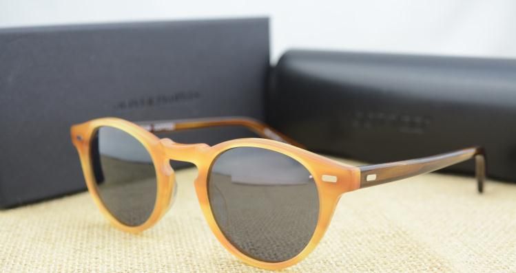 Crame jaune Lentes gris foncé