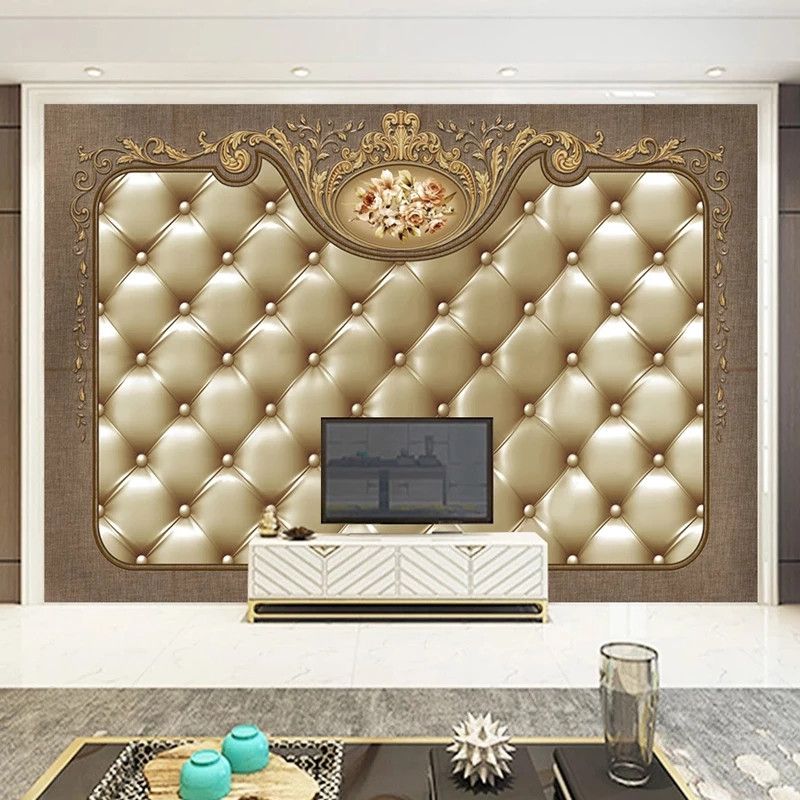 3d Customized Wallpaper Custom 3d Wallpaper Bedroom Mural European Style Soft Bag Luxury Decor Wall Painting From Wallpaper16 34 38 Dhgate Com