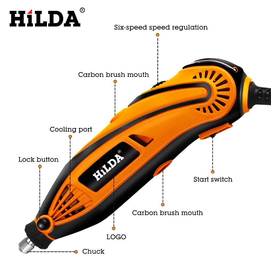 HILDA Electric Drill Dremel Grinder Engraving Pen Mini Drill