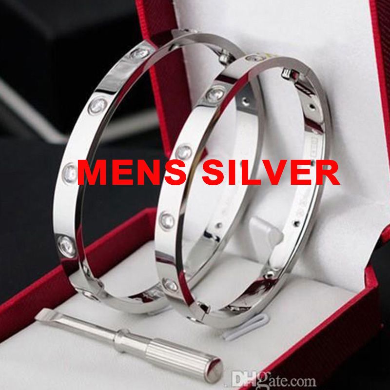 Men Silver with Stones