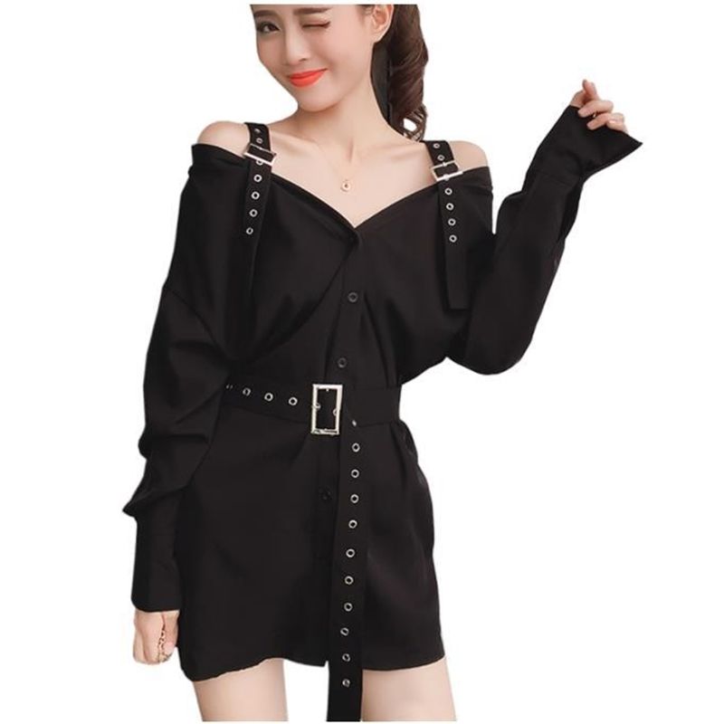 Gothic Dress Black Punk Style Mini Sexy 