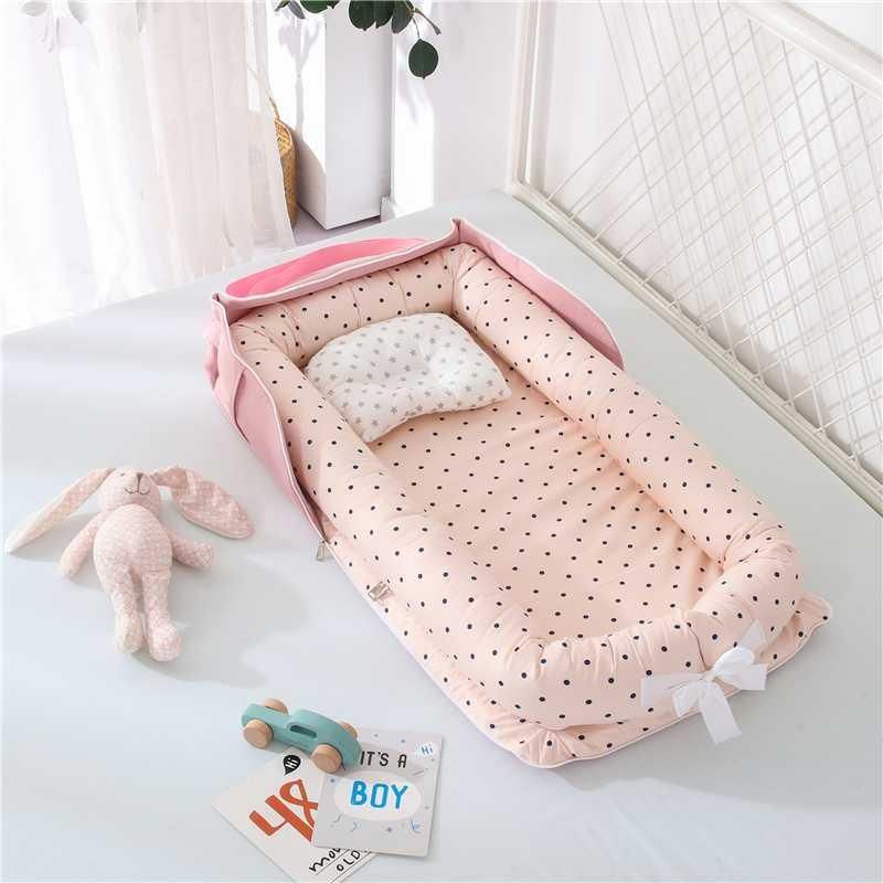 Cunas De Bebé Cama De Nido Portátil Para Niños Viajes Viajes De Algodón De Algodón Cuna Bassinet Born1 De 111,09 € | DHgate