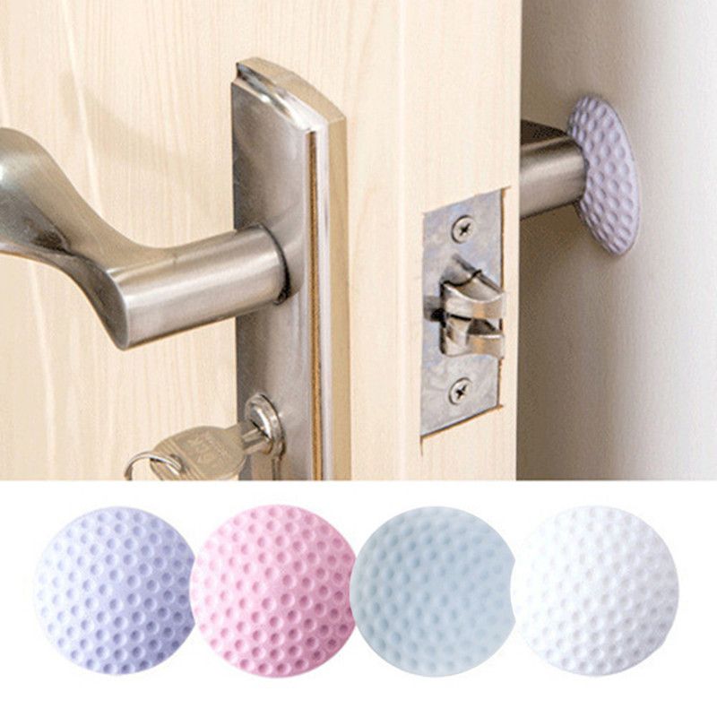 2021 Door Handle Stoppers Rubber Door Knob Bumpers Protective Shock