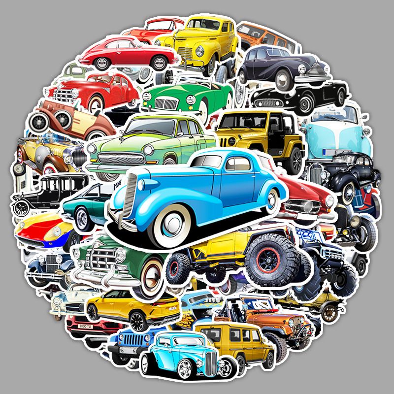 3 Sets 306PCS Off-road Car Cartoon Sticker Water Cup Computer Scooter Notebook Mobile Phone Sticker 3 Sets 306PCS Off-road Car Cartoon Sticker Water Cup Computer Scooter Notebook Mobile Phone Sticker