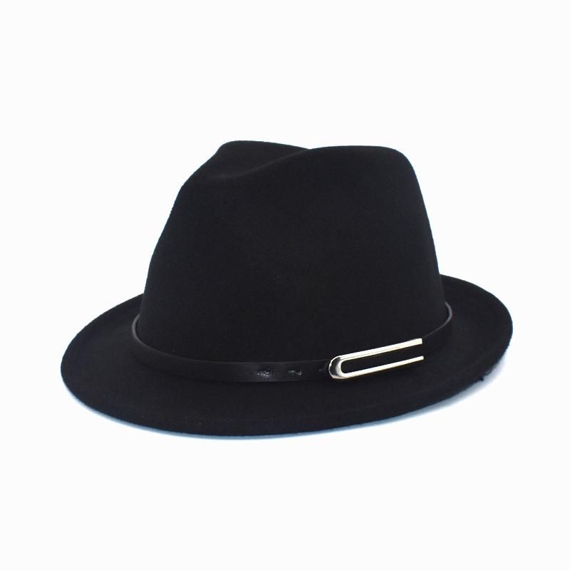 Wide Brim Hats Ladies Black Bowler Hat 