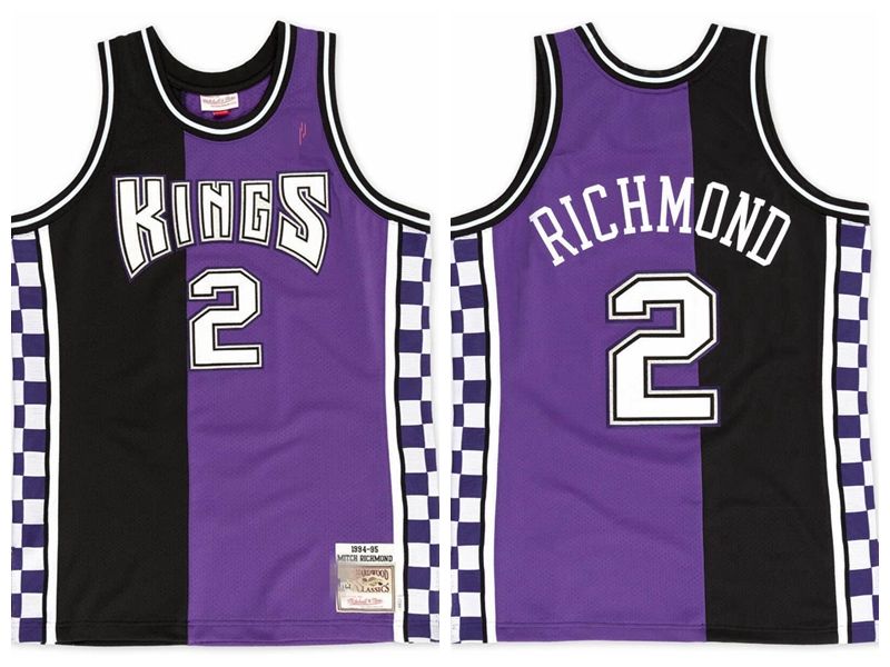 2021 Men Sacramento Kings Mitch Richmond 2 55 Willamas Mitchell & Ness
