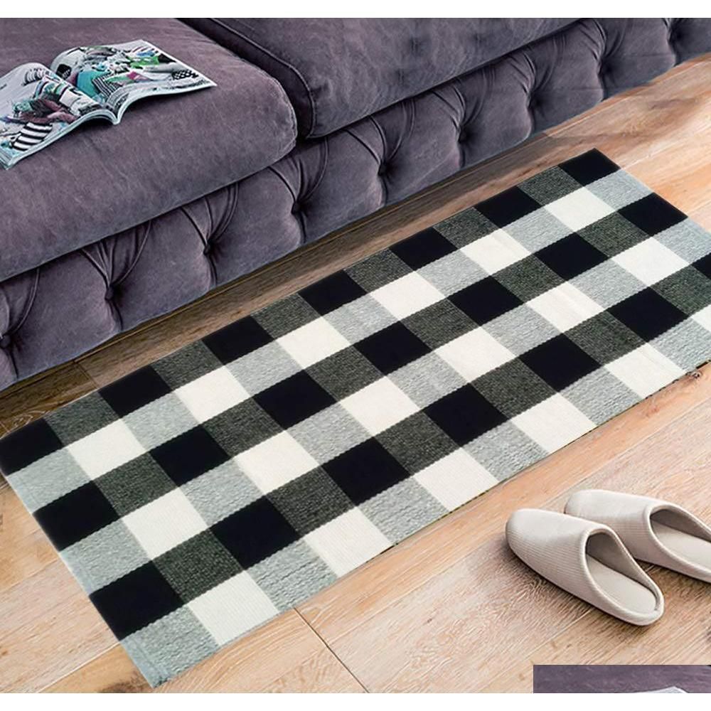 Bath Mats Online Sale Rug Door Mat Outdoor Rugs For Buffalo Plaid Front