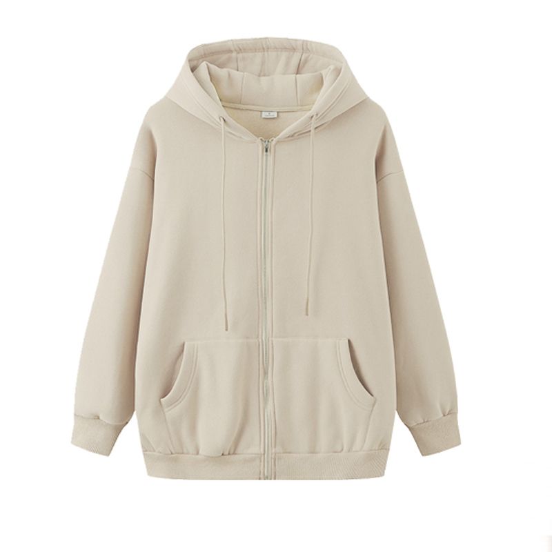 Zip-up beige