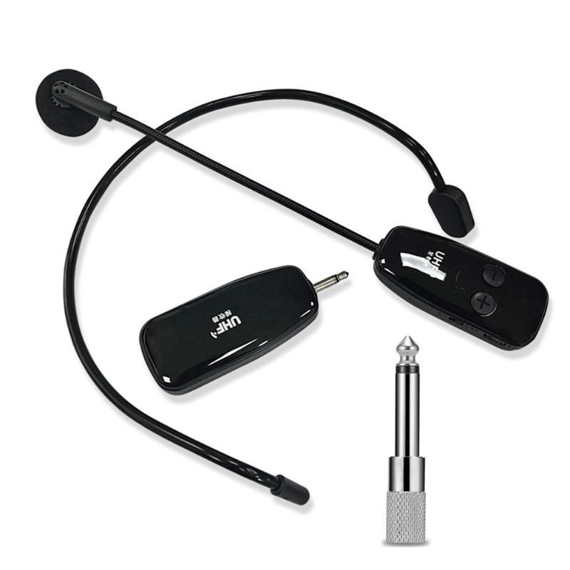 2.4GHz UHF Wireless Microphone Universal Headset Voice Head Mounted Mic