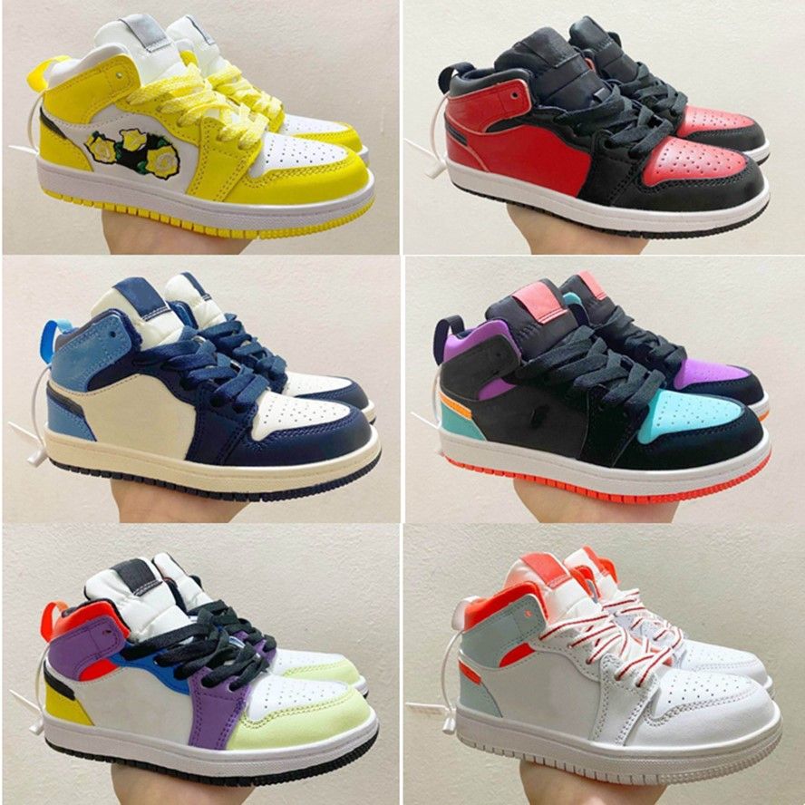 2020 1 1s Kids Basketball Shoes High Quality Youth Big