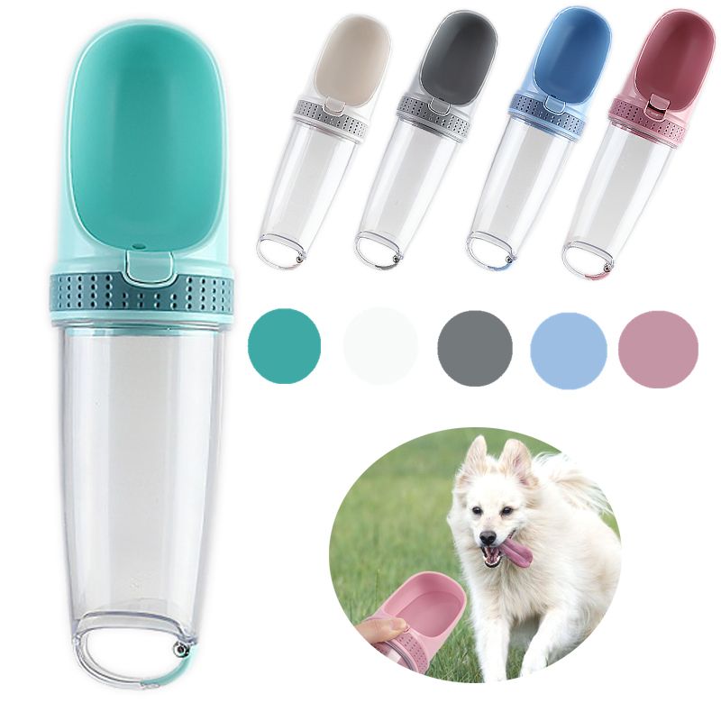 2021 500ml Portable Pet Dog Water Bottle For Dogs Multifunction Dog
