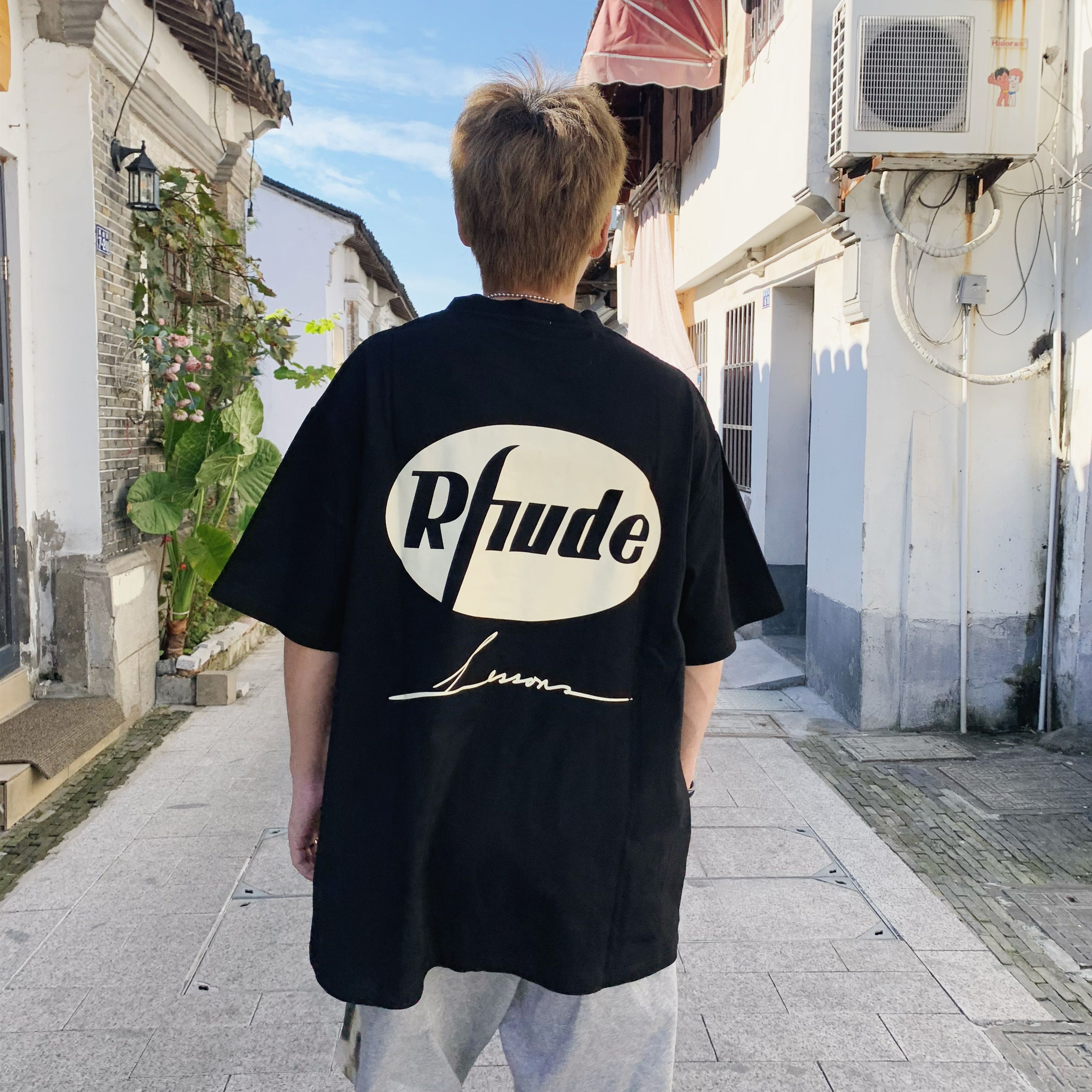 19ss Rhude T Shirt Eagle T Shirt Summer 