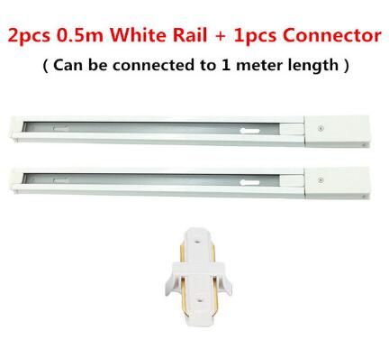 2 sztuk 0,5 m Rail.