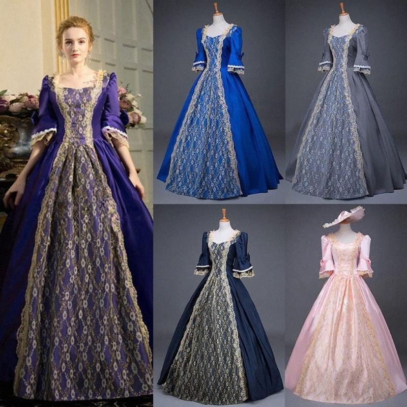 Vestido De Encaje Para Mujer Princesa Sin Ma Estilo Retro Vestido De Encaje Para Mujer Princesa Sin Ma Estilo Retro