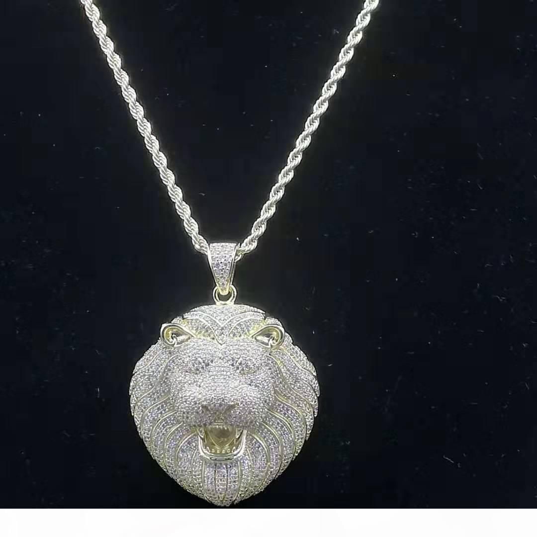 Wholesale Iced Out Pendant Hip Hop Bling Chains Jewelry Men Luxury