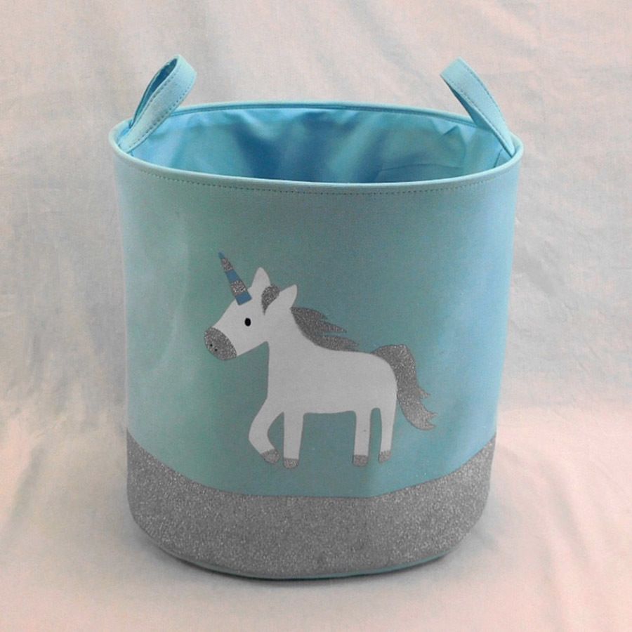 Unicorn Blue Basket