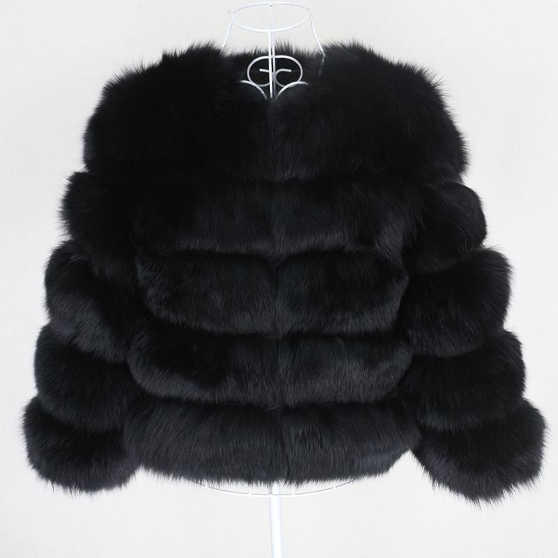 Black Big Fur-L (Buste 100cm)