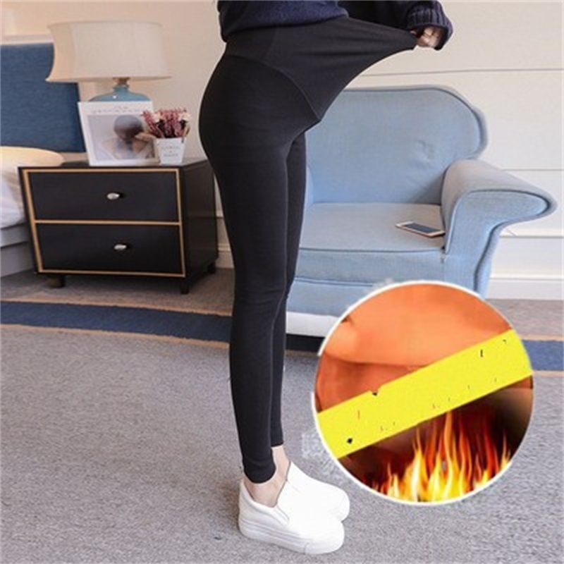 Compra Invierno Mujeres Embarazadas Leggings Negros Para Fondos De  Maternidad Pantalones De Terciopelo Suave Cálido Ropa De Embarazo 20211225  H1 Barato | Entrega Rápida Y Calidad | Es.Dhgate