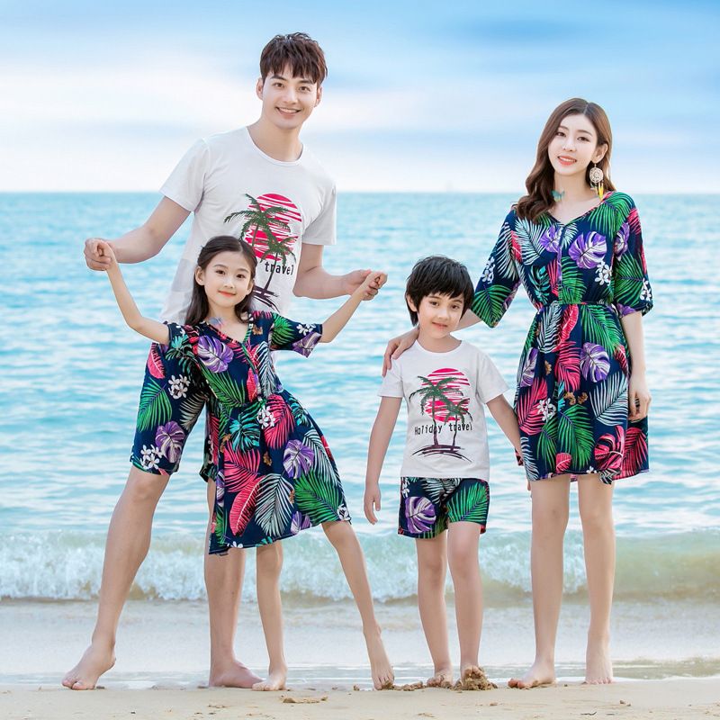 Mother Daughter Dresses Summer Brother 