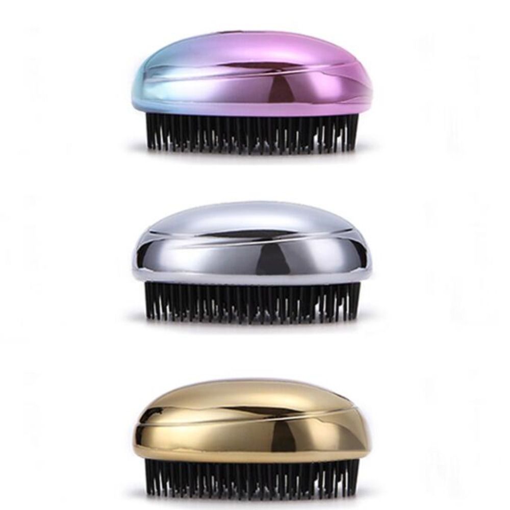 Detangle Hair Brush Rainbow Head Massage Shampoo Brush Comfortable Hair