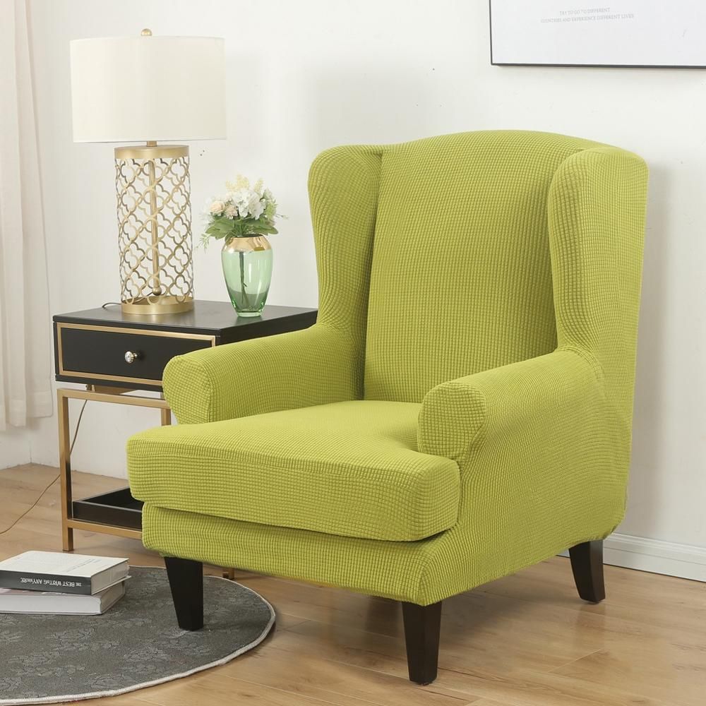 Apple Green-Wing Chair Cover