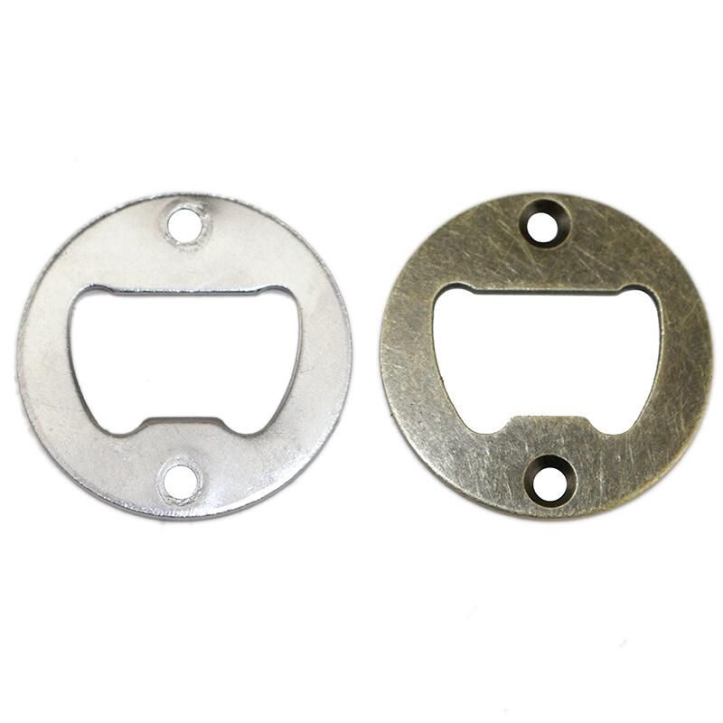 Wholesale Stainless Steel Round Bottle Opener Compact Portable Bottle
