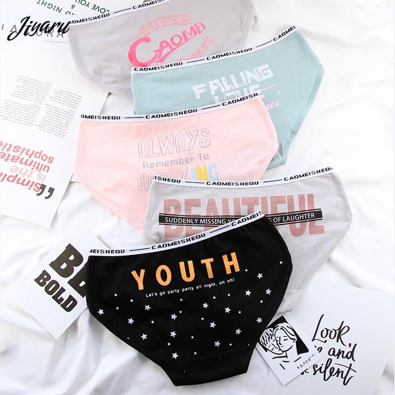 Bragas de las mujeres 2021 chicas calzoncillos algodón adolescente niña adolescente calzoncillos de