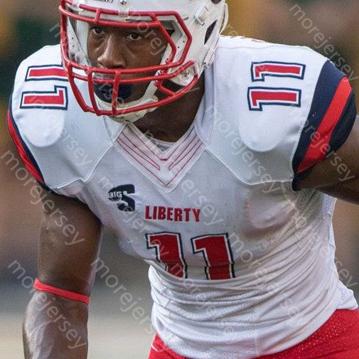 Custom Liberty Flames Football Jersey NCAA College Malik Willis Durrell
