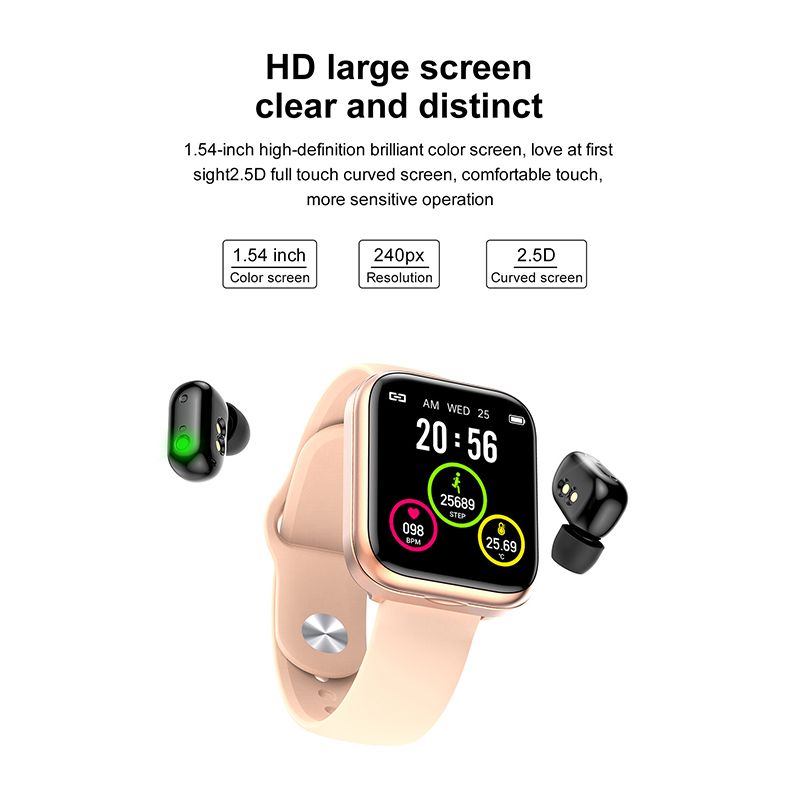 Suministro Al Por Mayor 2020 Nuevo X5 TWS Auriculares Bluetooth SmartWatch  Con IP67 Smart Watch Presión Arterial 24 Horas Pantalla Completa TWS Q32  Música A Prueba De Agua De Factory3c856, 38,72 € | Es.DHgate.Com