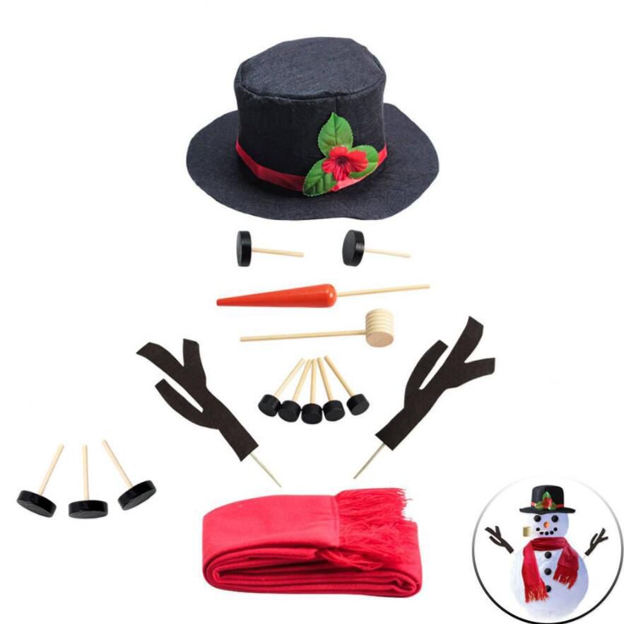 Winter Party Kids Toys DIY Snowman Making Decorating Dressing Kit Christmas  Holiday Decoration Gift Make A Snowman Tools From Prettyrose, $6.41