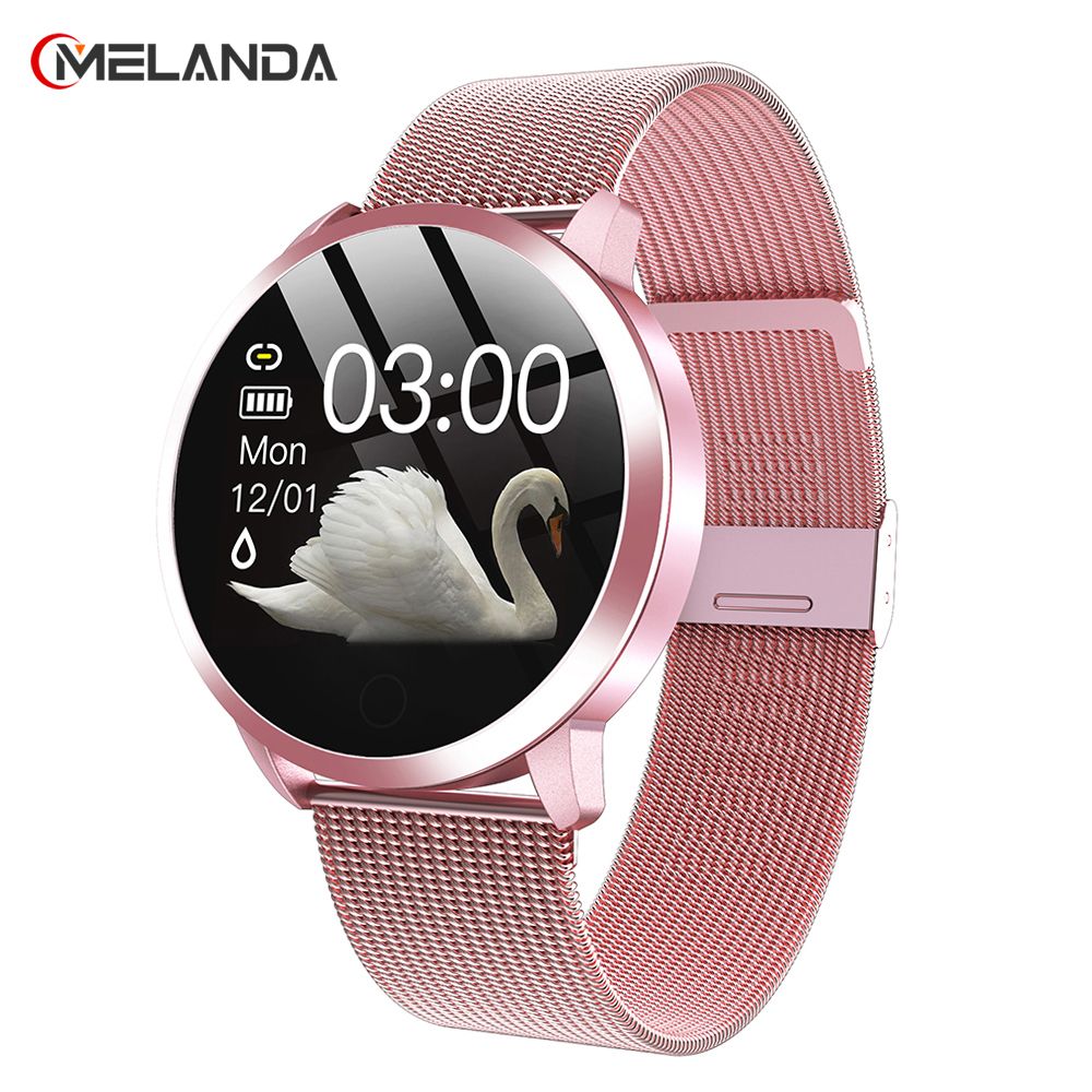 Melanda 2020 Mujeres Del Reloj Inteligente A Prueba De Agua Monitor De  Ritmo Cardíaco Reloj De Señoras De La Aptitud Del Deporte Del Perseguidor  De Los Hombres SmartWatch Para Android IOS Por