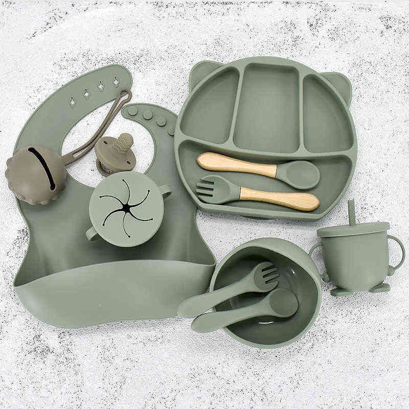 11pcs Army Green.